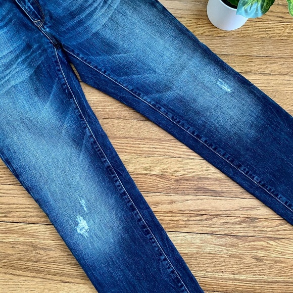 Mavi Gold Emma Slim Boyfriend Jeans Mid Rise Dark Wash Size 27 - Picture 10 of 12